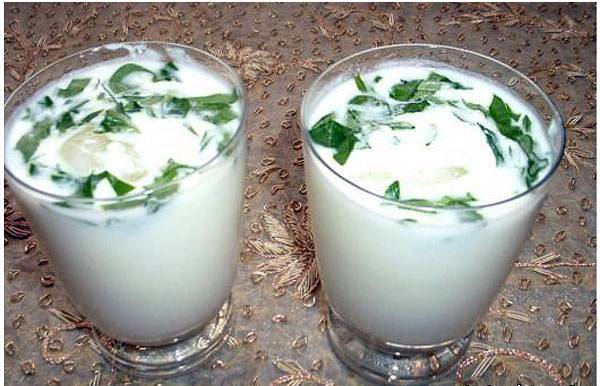 Кефир с отваром крапивы