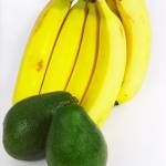Бананы и авокадо