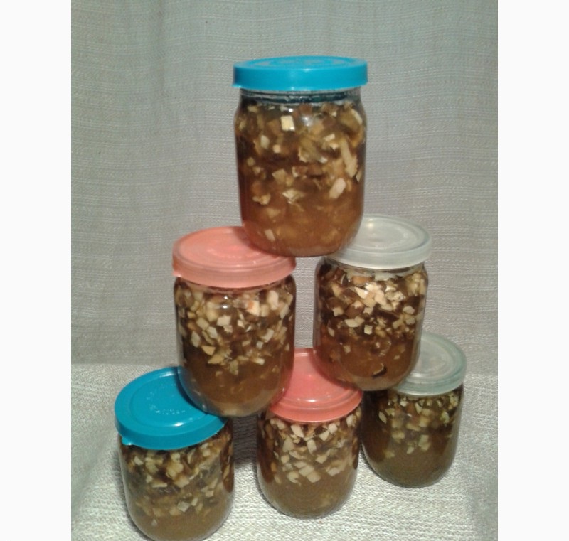 Гриб весёлка в банках