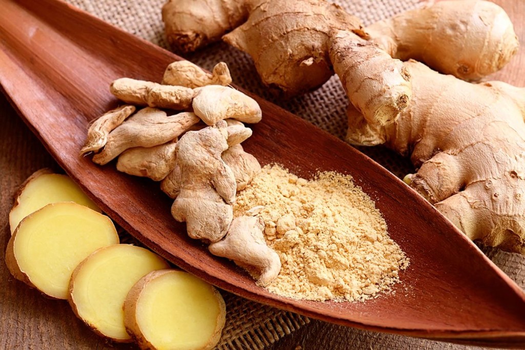 Имбирь целый, порошкообразный и нарезанный
