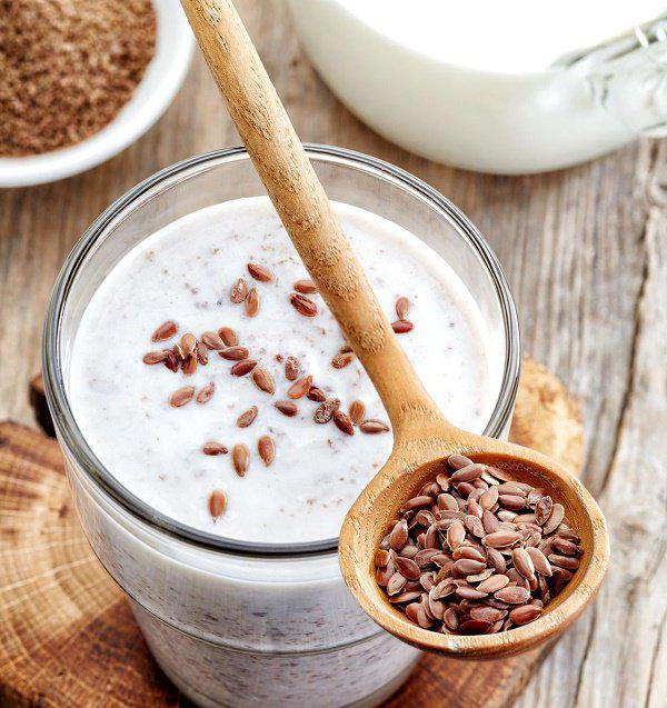 Льняное семя и кефир