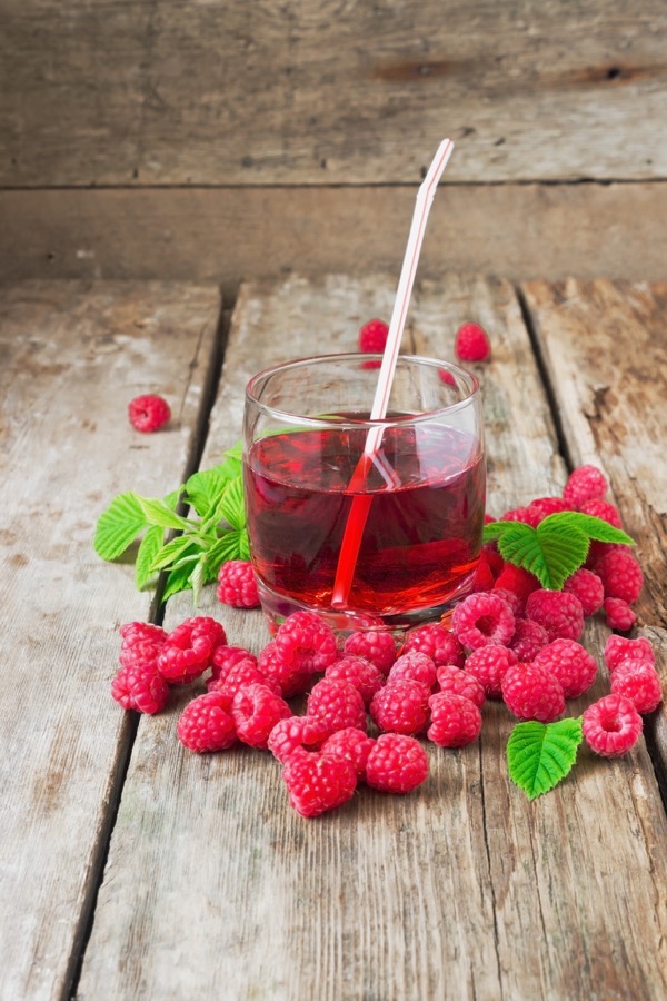 малиновый сок