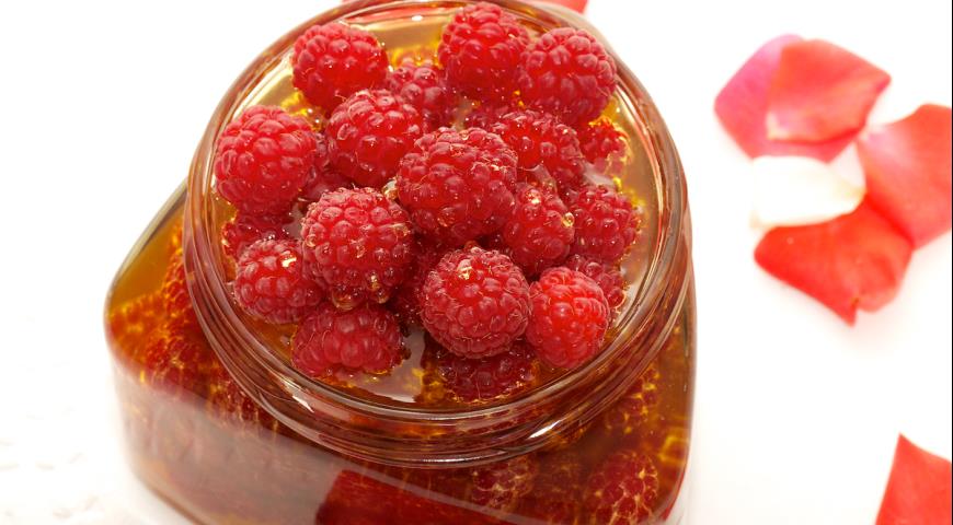 Мёд с малиной