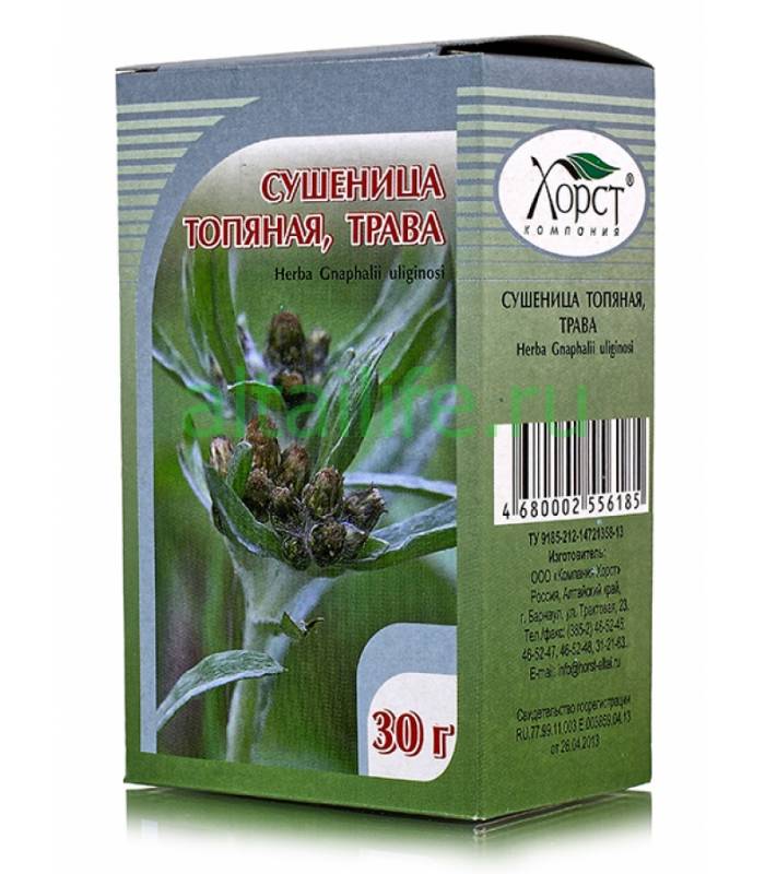 Трава сушеницы в аптечной расфасовке