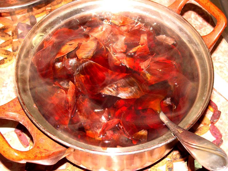 Отвар луковой шелухи