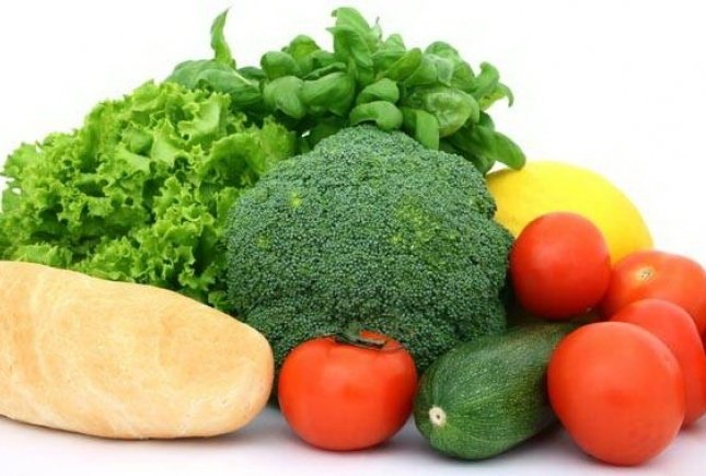 Овощи на столе