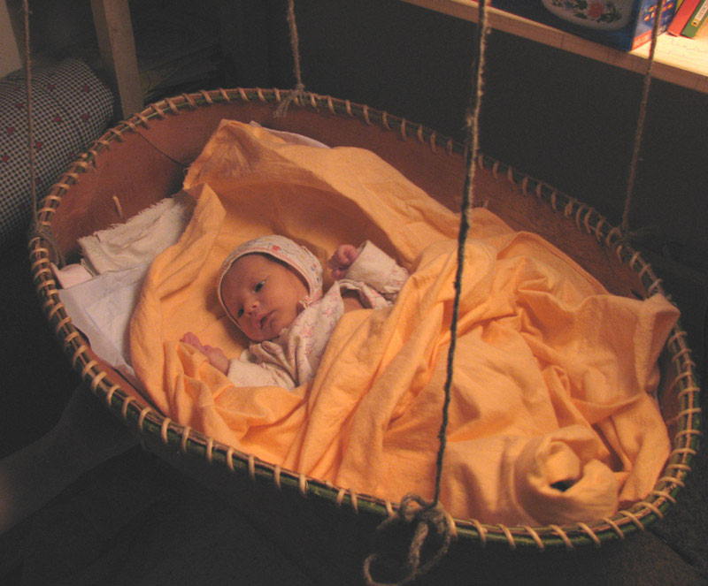 Ребёнок в колыбели