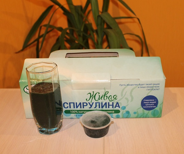 Спирулина в разных формах