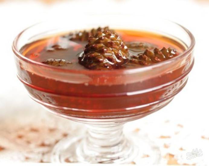 Шишки в прозрачной пиалке