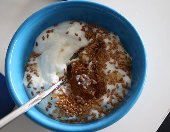 Смесь льна и кефира