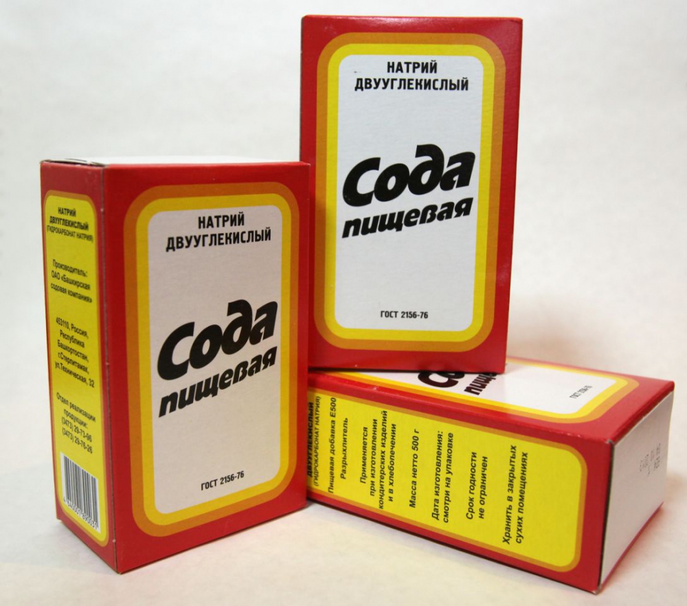 Упаковка соды