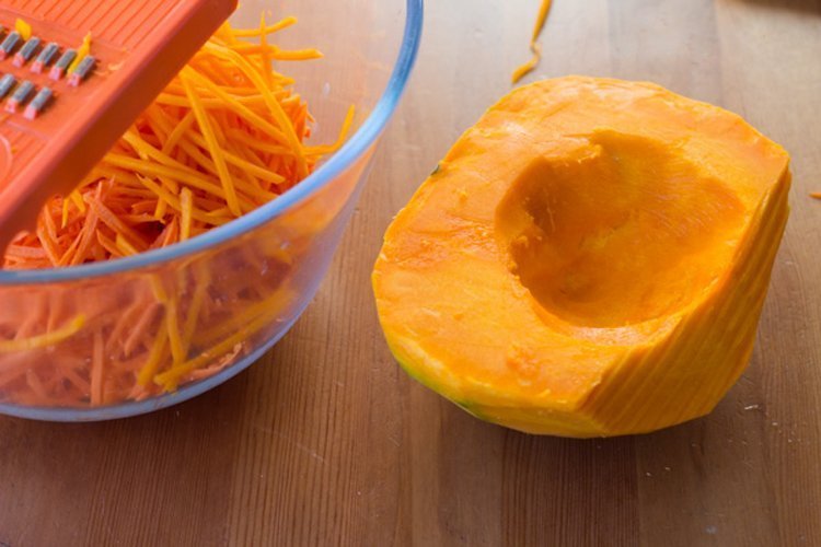 Тыква на тёрке
