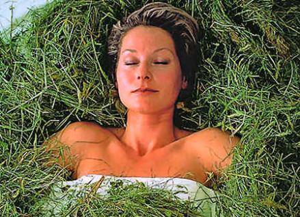 Ванна с сенной трухой