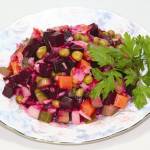 Винегрет с лисичками