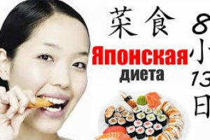 Японская диета на 14 дней
