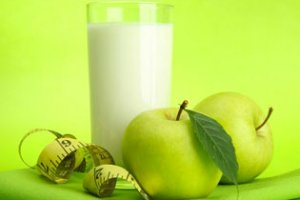 Диета на кефире и яблоках
