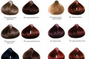 Цвета красок для волос